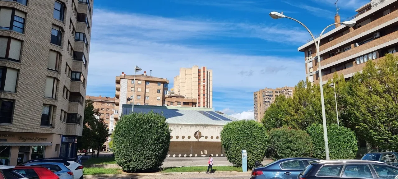 Foto de una ciudad, zona residencial